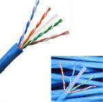 Cat6 305m CCA Utp Cable Indoor Fluk E Pass 4pr 23 Awg Category 6 Lan Cable