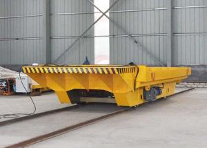 China Tugged Cable Powered Electric Transfer Cart 0 - 20m / Min Running Speed 50T Load factory