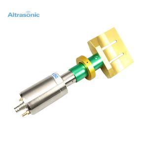 China Titanium Alloy Ultrasonic Rubber Cutting Machine 500w 40khz factory