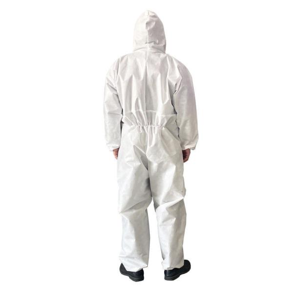 High Tightness Disposable Coverall Suit Soft Eco Friendly For Dust Free Clean