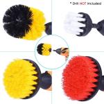 4 Piece 0.4 Kg Power Drill Brush Cleaning Set Stiff For Cleaning Pool Tile Brick