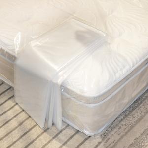 China 5 Mil Plastic Mattress Storage Bag Polyethylene Transparent Protector For Moving factory