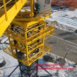 8t load 60m building hoist tower crane