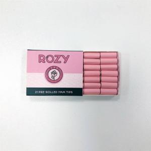 China Pink Paper Rolling Tip For Cigarette Disposal Pre Rolled Paper Filter 7MM 8MM factory