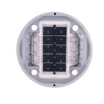 Roadway Safety Cat Eyes Glass Solar Flashing Road Studs for Highway Illumination
