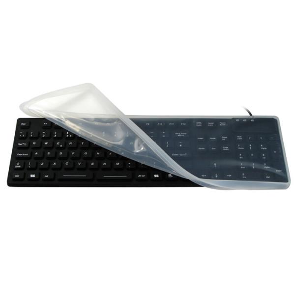 China Rubber Cover IP68 Sealing Mechanical Gaming Keyboard 105 Keys FCC factory