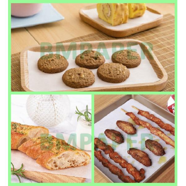 35gsm Greaseproof Food Wrapping White Paper For Sandwich Burger Grade 3 6