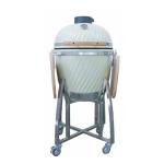Outdoor BBQ Grill white color 20inch Large charcoal Kamado Grill