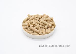 China Shrimp / Salmon Wheat Gluten Feed Pellets Physical Extraction No Smell factory
