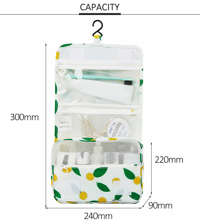 Wholesale Polyester Private Label Large Capacity Hanging Storage Bags