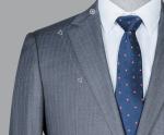 Men's Formal Suits Long Coats with Stand Collar and Professional Winter Business