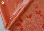 Orange Mattress Quilting Fabric Woven Warp Knitting Printing