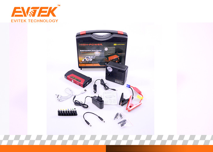 Emergency Car Battery Jump Starter With Sos LED Light , Seatbelt Cutter , Safety Hammer