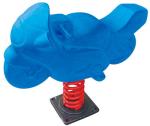 eco-friendly plastic spring rider elephant rocking horse for kids