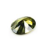 Moissanite Earrings Gems Pink Peridot Garnet Yellow Cz Stones Oval Shape 12x10mm