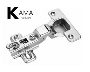 China Normal Two-way Half Overlay Steel Cabinet Door Hinges / Invisible Kitchen Cabinet Hinges factory