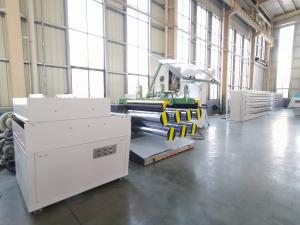 China PE Bicolor Synthetic Grass Monofilament Extrusion Plant Fire Resistant Grass factory