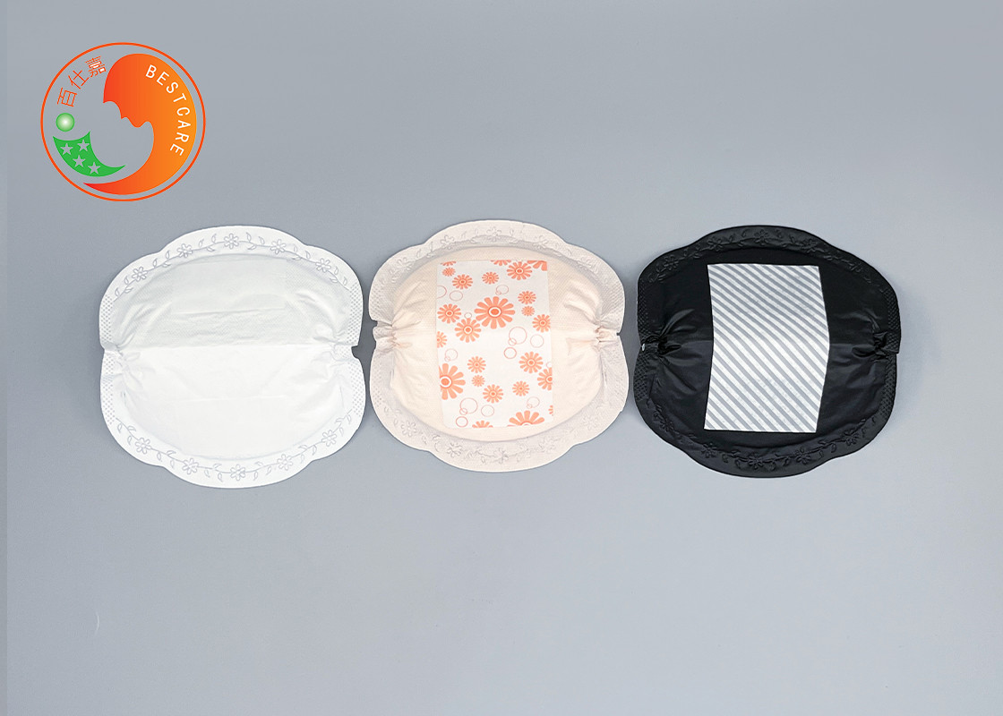 Skin Color Disposable Breast Feeding Pads Big Size 3D Shape Anti Leaking