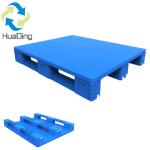 Warehouse steel reinforced plastic pallet