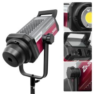 China 220v Film Lighting Equipment Cob Video Light 300w Led Photography Lighting With 280cm Tripod Stand factory
