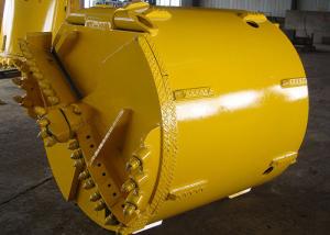 China 1000mm Rock Drilling Bucket Double Bottom And Double Opening factory