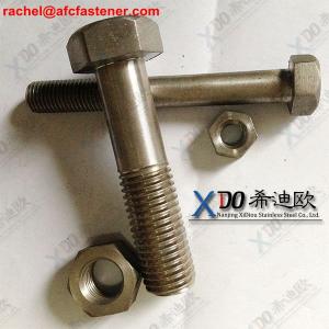 China 904L hex bolt cap screw din1.4539 uranus B6 uns n08904 factory