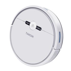 China New Arrival White Automatic Robot Vacuum Cleaner For Cleaning The Floor factory