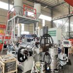 Plastic Pipe Extrusion Line HDPE PE Pipe Making Machine For Water Supply