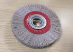 White Abrasive Nylon Wheel Brush Dupont Aluminium Oxide Wire Material