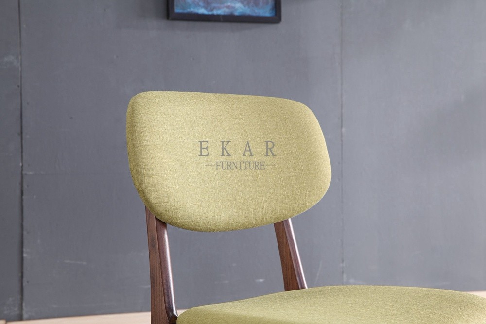 Fabric Modern Fashion Design Ash Wooden Dining Chair