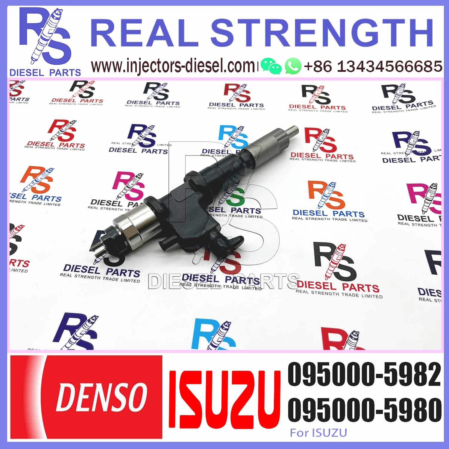 New Fuel Injector nozzle 095000-5985 8976030995 8976030990 095000-5980 095000-5982 For ISUZU 4HK1 5.2L 6HK1 7.8L diesel