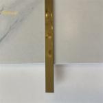 Gold T Profile Wall Corner Stainless Steel Tile Trim 6mm