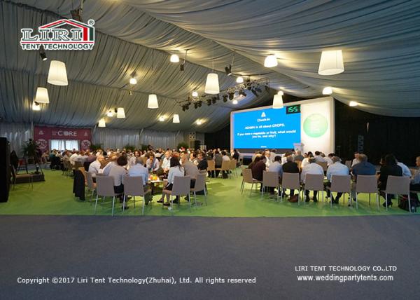 Large Clear Span Aluminum Pvc Event Tent For Outdoor Meeting / Temporary Tent