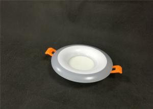 China 3W + 3W Cambered LED Downlights Recessed Round Two Color Frosted PS Surface factory