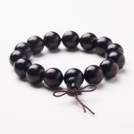 High Quality Handmade 16 - 18mm Pure Natural Luxury 100% Agarwood Oud Wood Bead