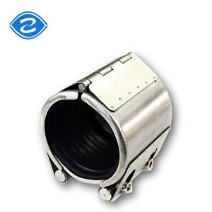 China Natural Gas Pipe Repair Clamps 3/4&quot; 1/2&quot; Tooth Ring Flexible Ss304 Stainless Steel Hdpe factory