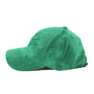 China factory price custom suede baseball cap with embroidery, 6 panel suede cap for wholesale factory