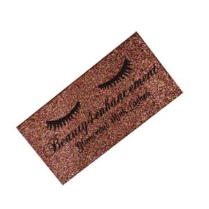 China custom faux eyelash gift box Luxury 3D glitter lash box mink blink lash box factory