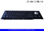 63 Cherry Key Industrial Metal Keyboard Electroplated Black With Trackball