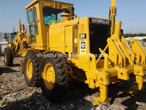 Used Caterpillar 14G Motor Grader with Hydraulic-Mechanical Transmission and