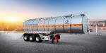 Fuel Tanker Trailer Truck with Aluminum Alloy Fuel Tanks Semi Trailer and