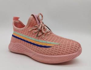 China Sock Upper OEM Kids Girls Running Shoes Fly Knitting Anti Slippery factory