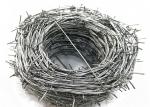 Crossed Wire Fence 16 Gauge Galvanized Barbed Wire