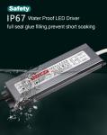 Light Module Protective LED Tube Drivers , Waterproof Led Power Supply 12v 150w