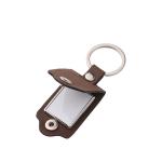 Sublimation Leather Metal Key Chain Cover with Laser Engraving Logo