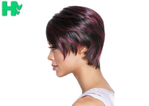 China 2017 New Stylish Mixed Color Heat Resistant Synthetic Hair Wig 8 inch factory