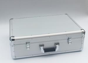 China ABS Diamond Silver Aluminum Flight Case , Professional Aluminum Equipment Cases factory