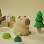 USB Rechargeable Dimming Capybara Night Lighting Silicone Night Lights Children