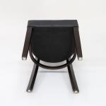 Restaurant Wooden Dining Chair with PU Leather Upholstery and Walnut/ Natural/