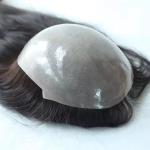 Cuticle Remy Hair Topper Full Injected Poly skin Best Quality Hair Top Piece